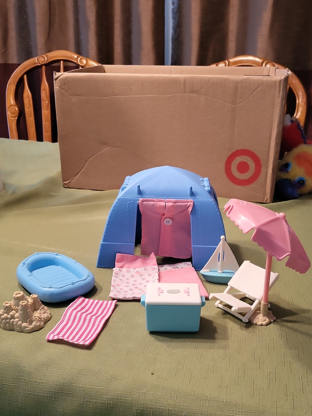 Fisher Price Doll Camp/beach Toys